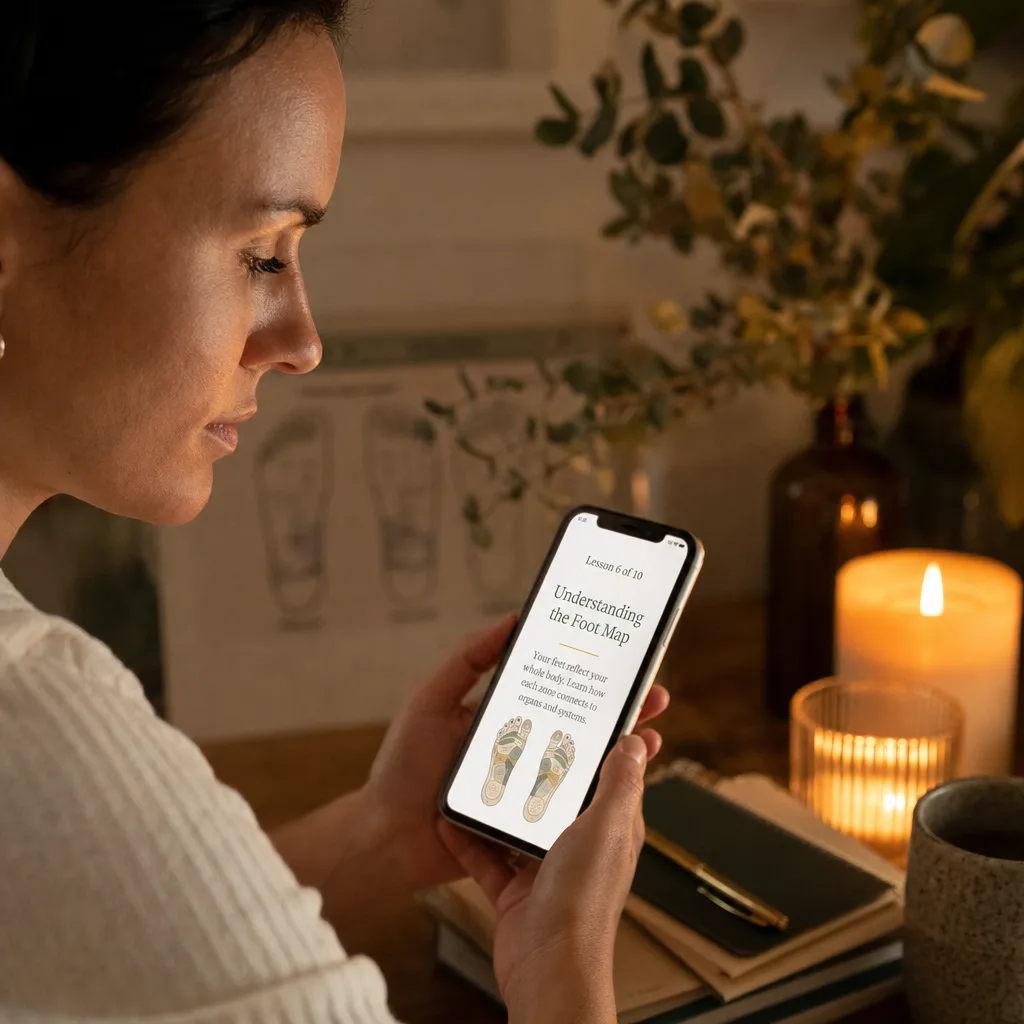 Read the lessons on your phone